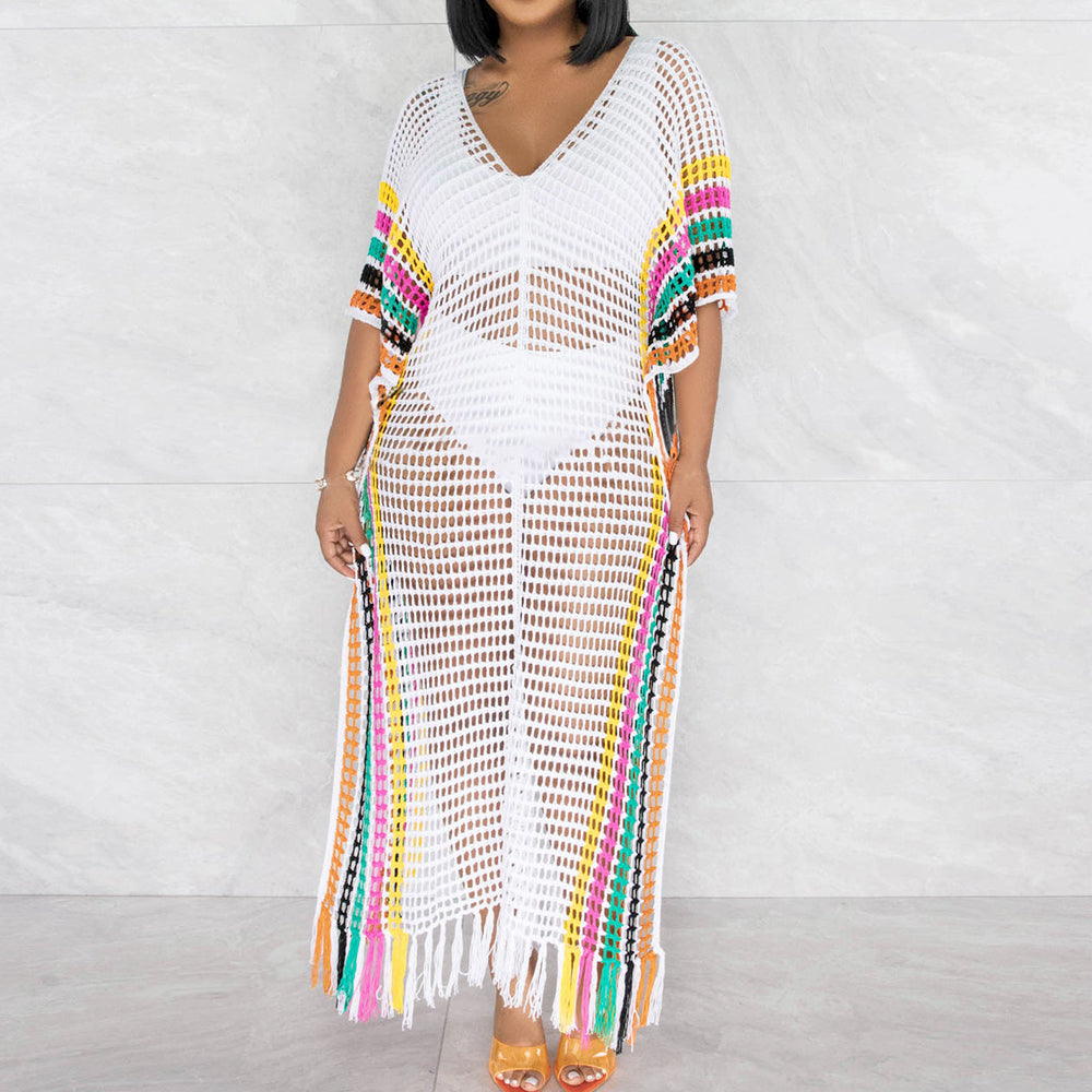 Summer Hand Hooked Tassel Beach Dress