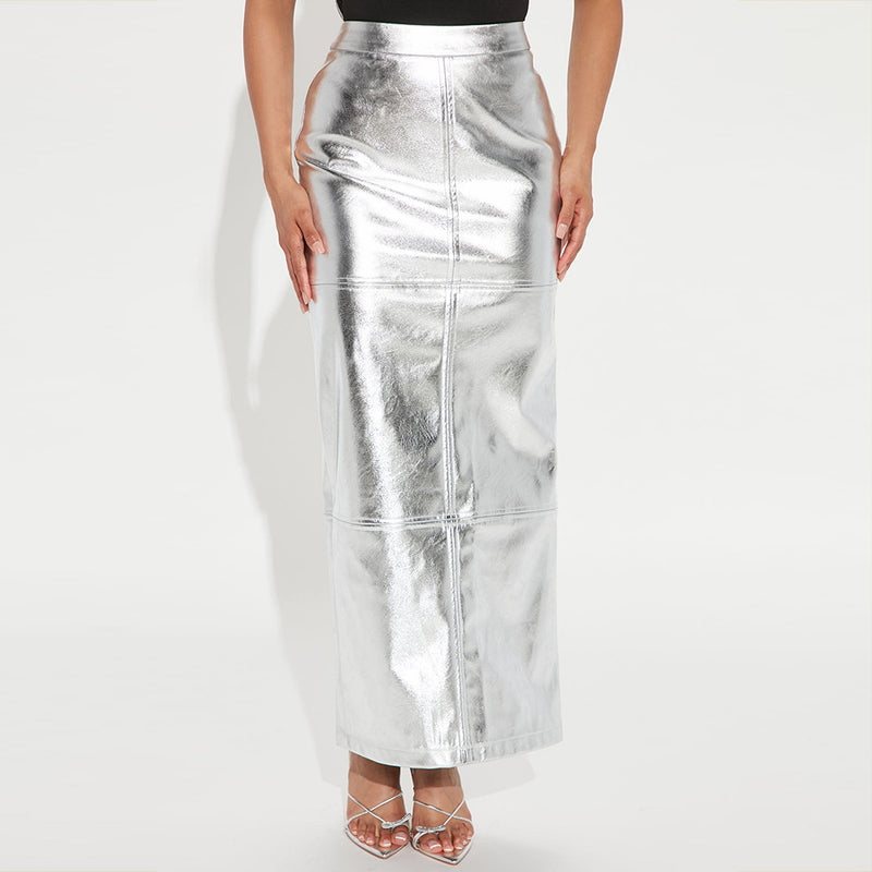 Sexy Hip Wrapped Slim Fit Maxi Skirt