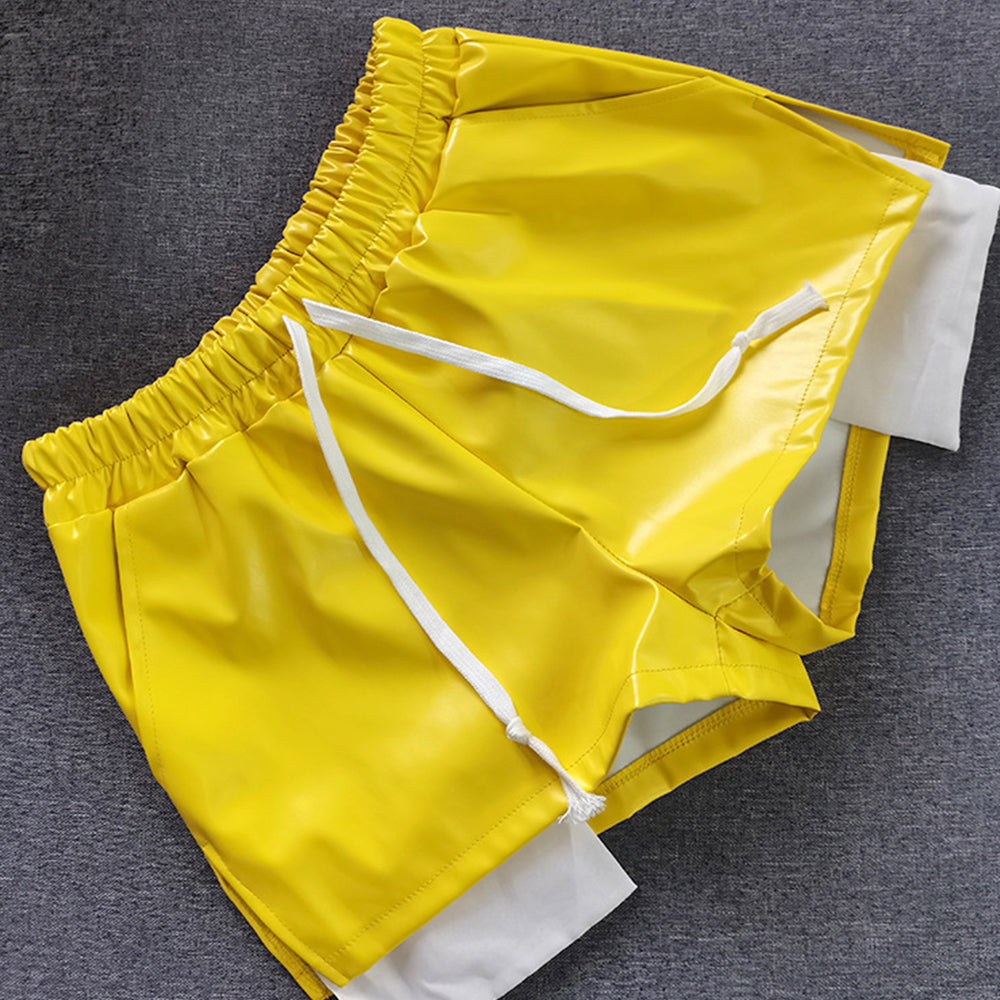 PU Leather Sexy Short Hot Pants